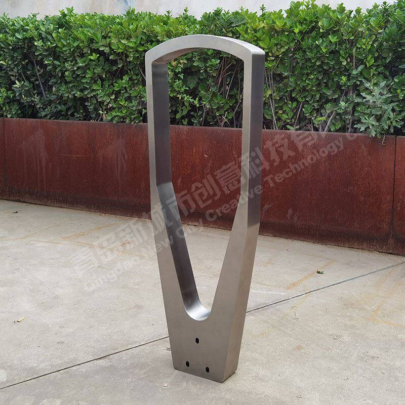简约自行车架非机动车架景区园林街道小区停车架厂家