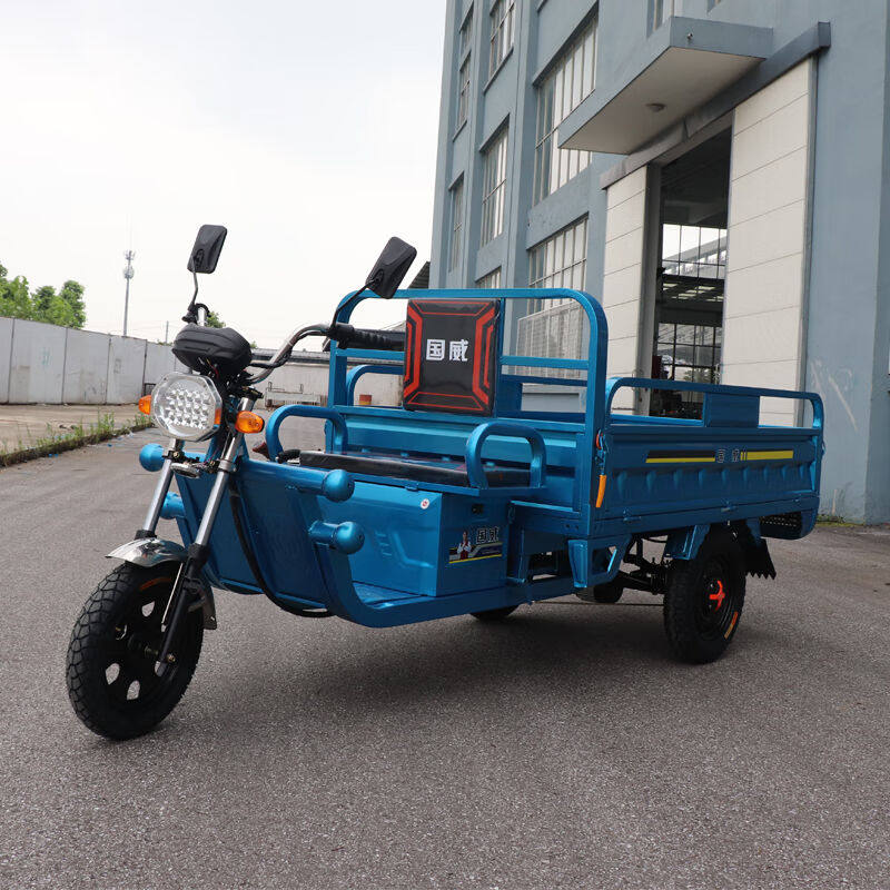国威电动三轮车货车农用电瓶车拉货货运三轮电动车车快递车神豹8