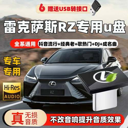 雷克萨斯rz车载u盘typec小口RZ300E专用优盘rz450e音乐歌曲汽车用