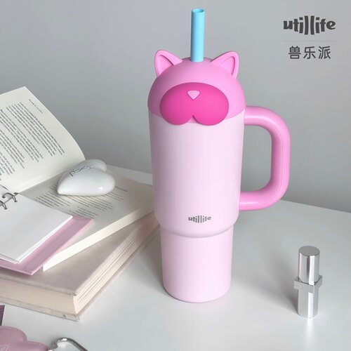 兽乐派大容量吸管冰霸杯
