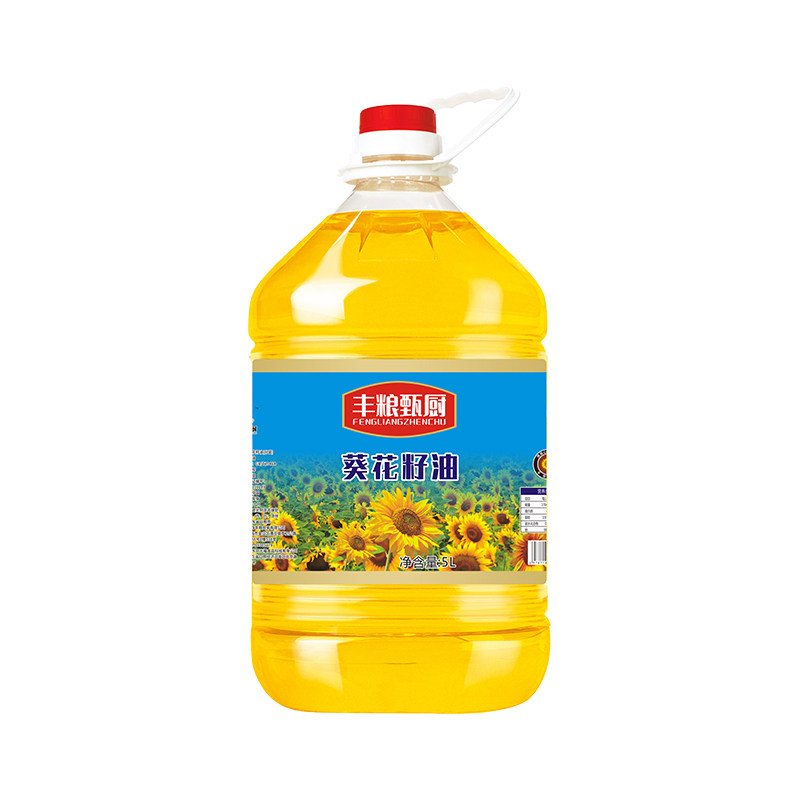 丰粮甄厨葵花籽油5L*1桶植物营养家用健康好用植物葵花籽油图片