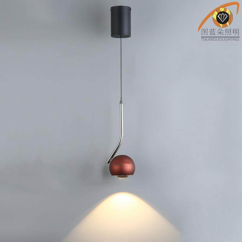 新款北欧约轻奢餐厅卧室升降简样板房现代个吊性吧XVC台床头单头