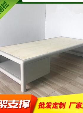 单看守所用人单层床铁BY27监狱监舍劳教床床消防员床值班室干部储