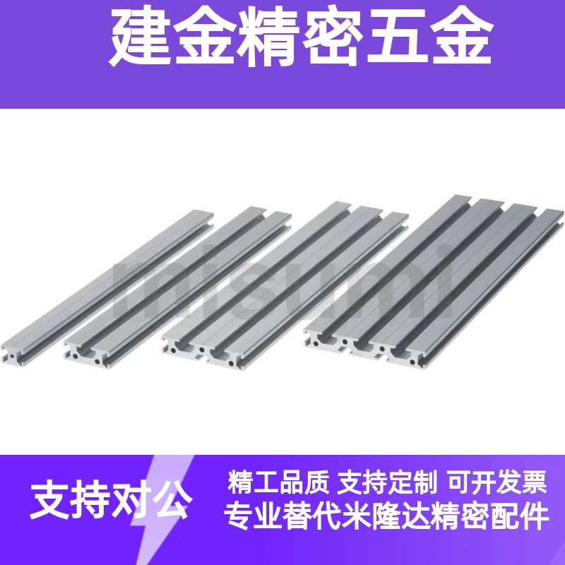 HFSQN4-1020-50 HFSQN4-1030-50 1050-50 扁型材无肩型槽宽6mm型