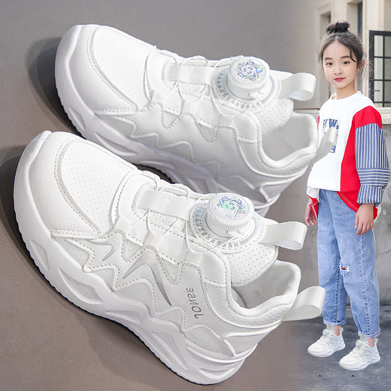 361风尚联名女童运动鞋2025春秋新款儿童鞋子透气轻便女孩小白鞋
