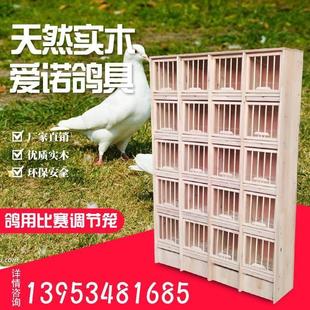 信鴿組合巢箱賽鴿子籠子木質(zhì)鴿具養(yǎng)殖配對(duì)籠實(shí)木種鴿調(diào)節(jié)籠放飛籠