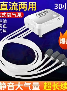 交直养鱼便携增氧泵流两用增氧泵