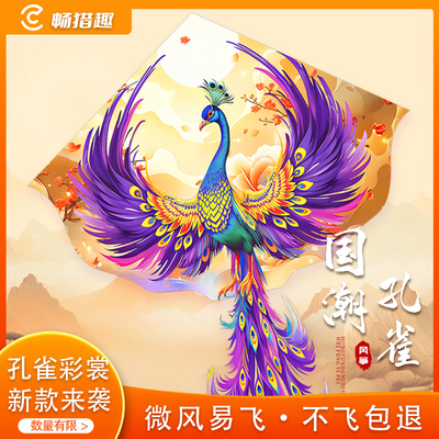 畅猎趣潍坊风筝孔雀凤凰微风易飞