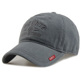 纯棉软顶棒球帽韩版 帽子男士 秋季 潮流刺绣字母鸭舌帽户外遮阳防晒