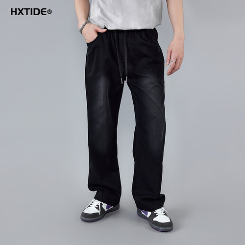 HXTIDE中国狐轩夏季纯棉休闲裤