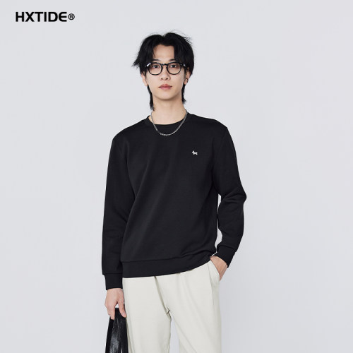 HXTIDE中国狐轩春季圆领卫衣
