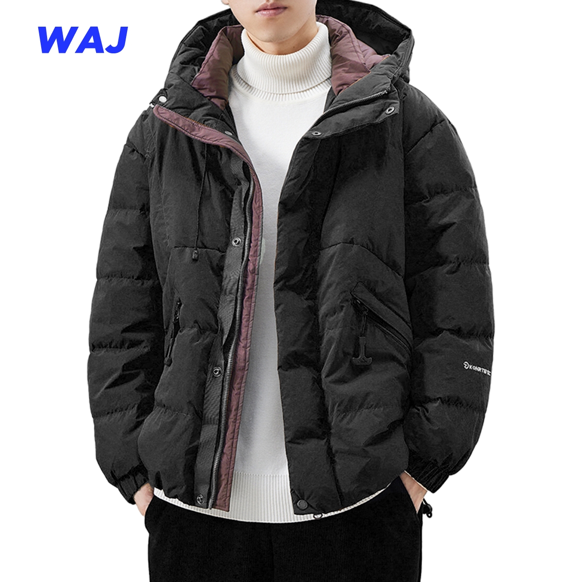 秋冬新款90白鸭绒羽绒服外套