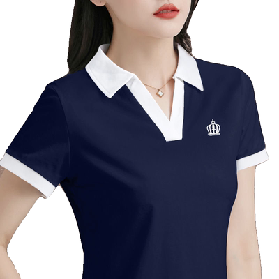 夏季新款大码妈妈装polo衫上衣