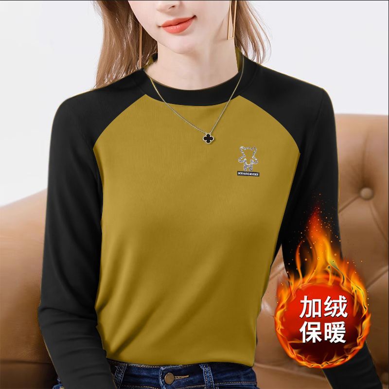 新款时尚百搭显瘦长袖上衣