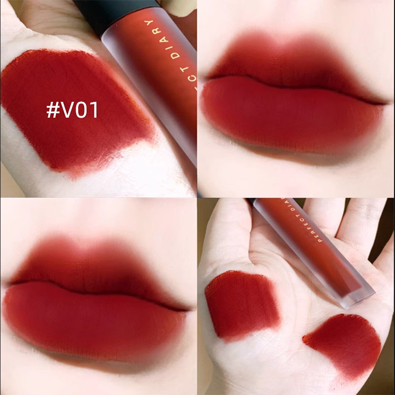 完美日记天鹅绒丝绒唇釉V08
