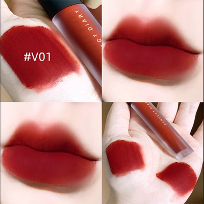 完美日记天鹅绒丝绒唇釉V08