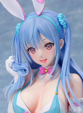 智漫城Native美少女系列 湖月艾丽娜兔女郎坐姿手办 动漫机箱摆件