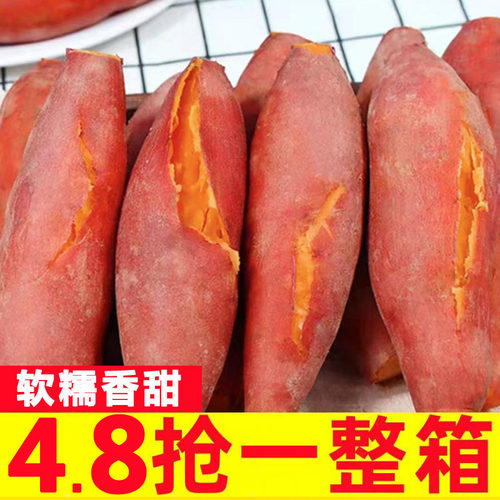 正宗农家烟薯25号糖心蜜薯烤