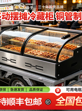 全国包邮铜管制冷商用阶梯柜