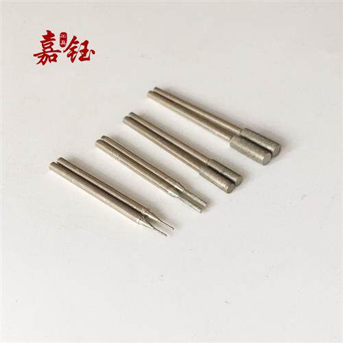 进口玉石打孔针翡翠雕刻工具直棒玉雕磨头金刚砂石头打孔钻眼钻头