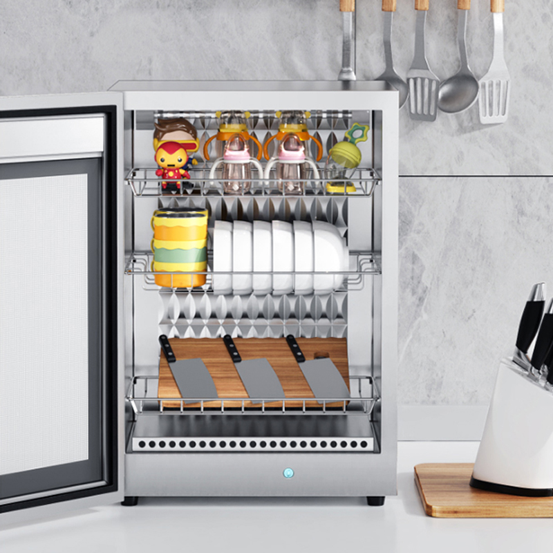 台式消毒柜家用小型碗架一体茶杯学校杯子免沥水餐具桌面烘干机