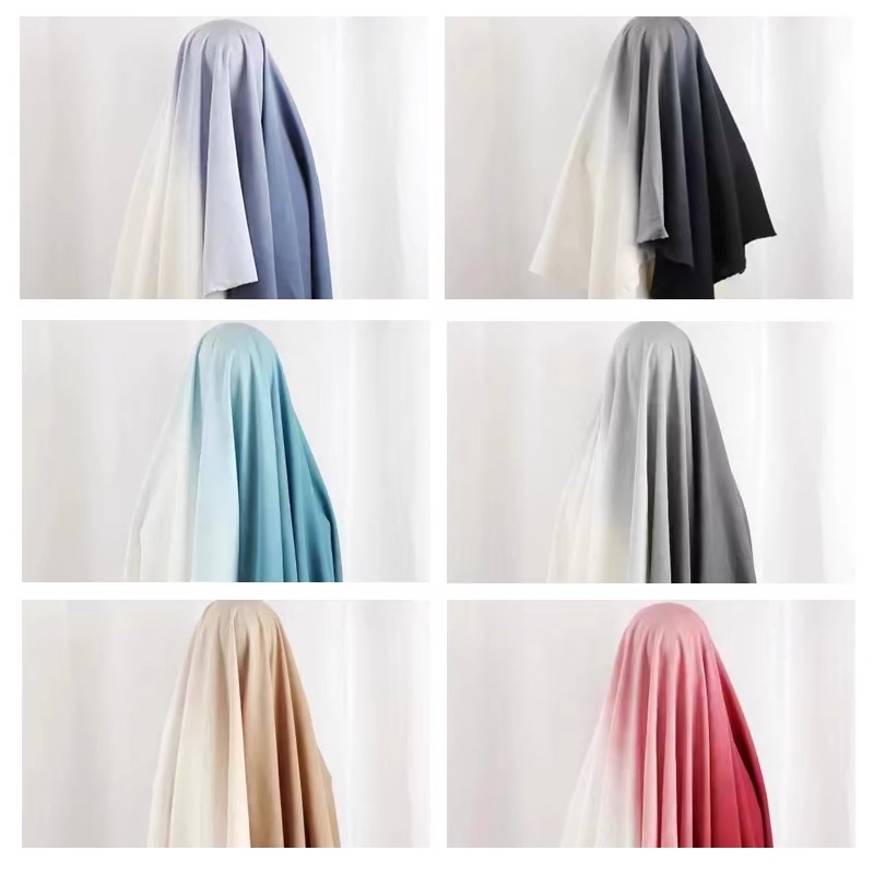 渐变仿棉麻哑光厚款柔软高垂面料