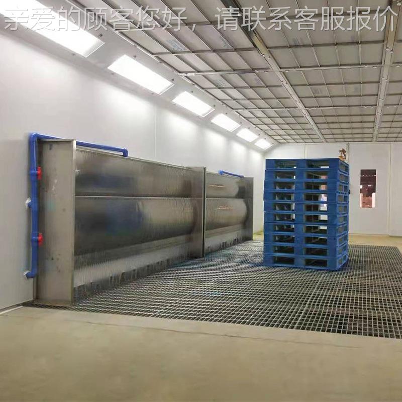 厂家供应不锈钢水喷帘柜MDB喷漆房具五金打家磨环水保型式除尘漆