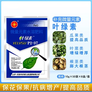 乐农博士叶绿素膨大产品水溶肥果蔬西瓜叶面肥10克肥料变绿忆思德