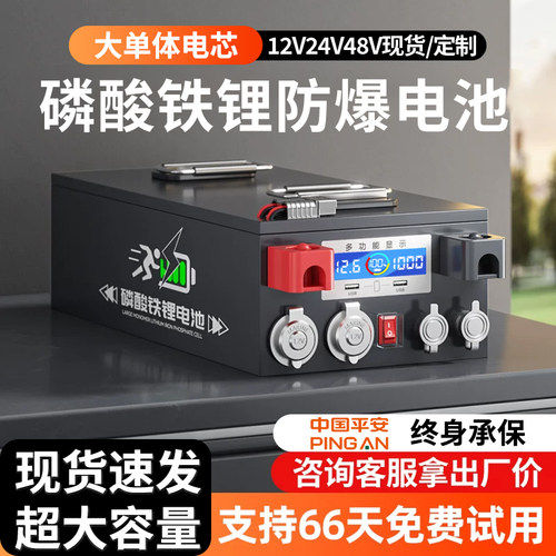 【官方正品】房车磷酸铁锂大电池