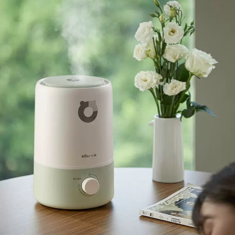 小熊加湿器家用卧室低轻音空气