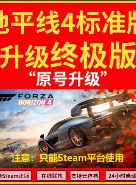 极限竞速地平线4 标准版升级终极版丨全DLC含风火轮/财富岛/乐高丨Steam多车包+CR点数丨全车存档+进度解锁