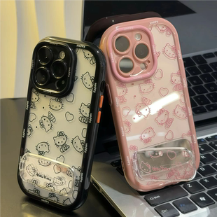 mate70奶油风vivos20情侣款 适用于iPhone16 华为pura70Kitty女款 15promax可爱凯蒂猫全包手机壳小米15 14新款