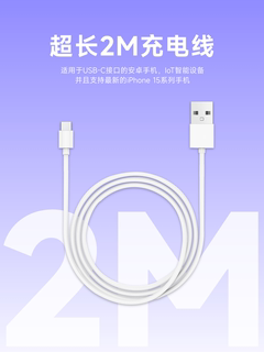 乐天派IOT充电线2米02.米5米多规格USB-C口2A快充