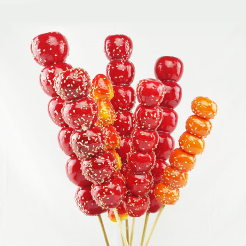 仿真假冰糖葫芦挂饰磨具模型水果糖葫芦串婚纱道具样品舞台带灯