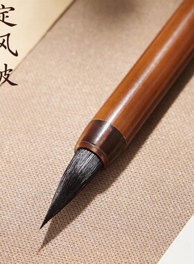 定风波紫毫书法小楷练习毛笔初学者写字练字兼毫狼毫毛笔黑尖紫毫