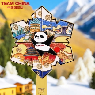 中国国家队圆梦冰雪风车冰箱贴文创礼物纪念品中国风TEAM CHINA