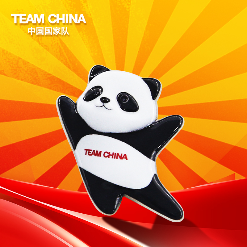 TEAMCHINA熊猫基础款立体徽章