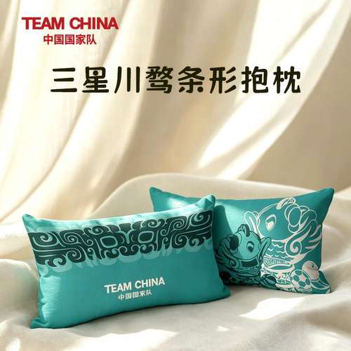 【三星川骛】条形抱枕TEAM CHINA 中国国家队官方旗舰店