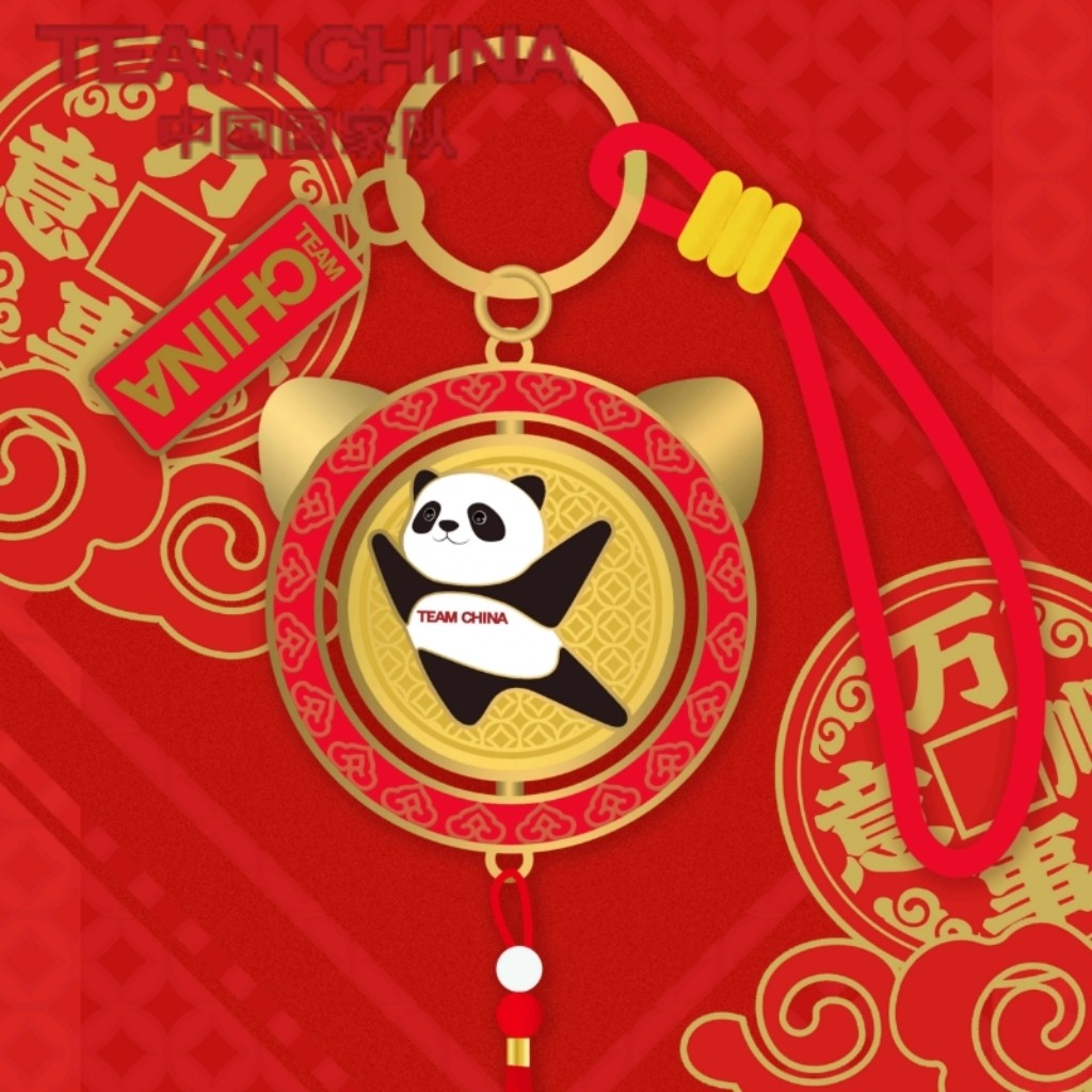 万事顺意钥匙扣TEAM CHINA新品中国国家队创意新款饰品配件