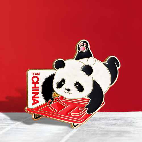 钢架雪车徽章文化创意徽章TEAM CHINA