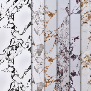 仿大理石岩板潘多拉背景墙贴纸自粘厨房灶台墙面翻新贴纸防水防油