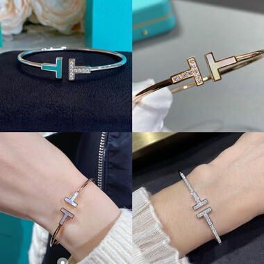 明星同款双T手镯女轻奢高级感
