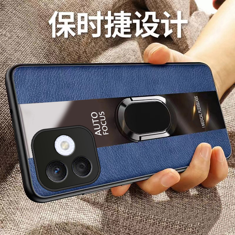适用荣耀x60i手机壳华为X6Oi新款HONOR全包i60X防摔X60L硅胶X601i保护X6i套叉男X601i送钢化膜款士生女后外壳