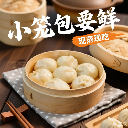 今月小笼包儿童早餐加热即食