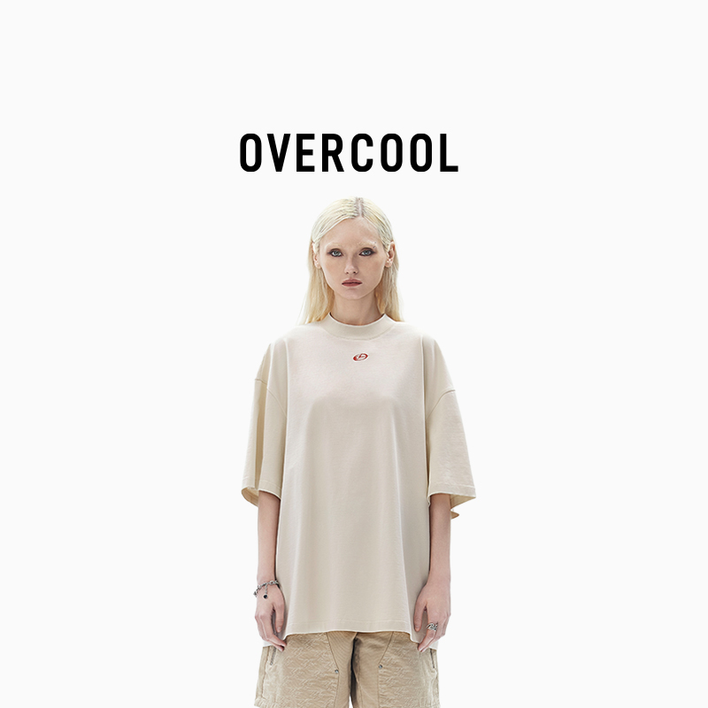 白色休闲潮裤短袖OVERCOOL