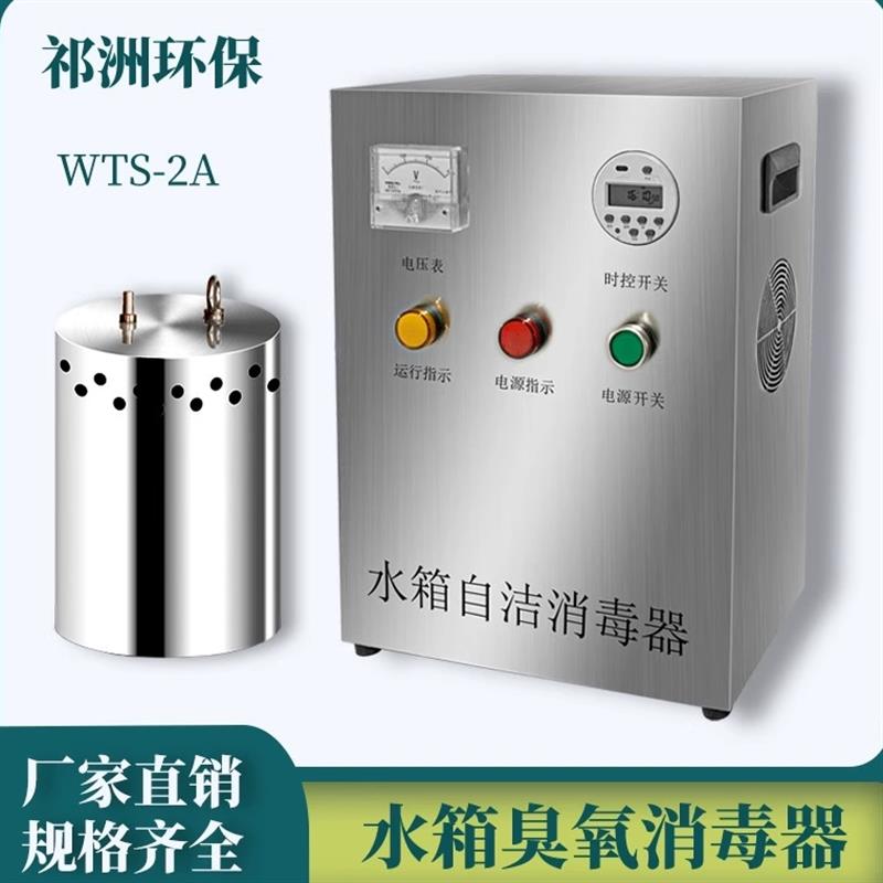 水箱自洁消毒器WTS-2A内置杀菌微电解水处理仪灭菌除藻臭氧发生器