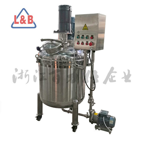 不锈钢搅拌罐 立式搅拌桶 液体搅拌罐高剪切乳化多功能混合搅拌罐