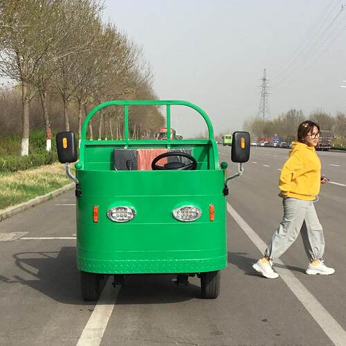 仓库码头周转车养殖场送货运输车工厂电动四轮平板搬运车平板车
