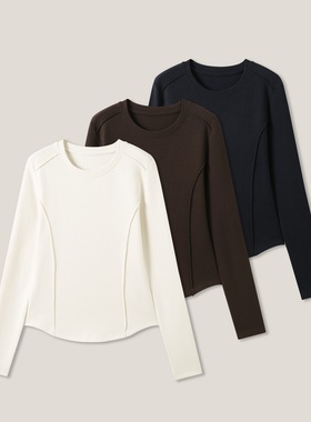 YL ”新款修身保暖羊毛长袖内搭ss26491