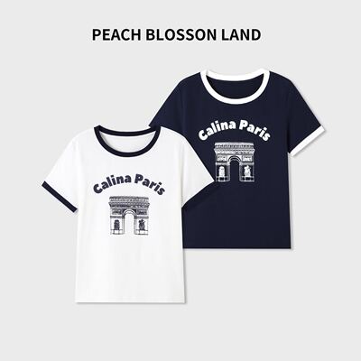 高级定制女士字母圆领休闲时尚短袖T恤SS23144